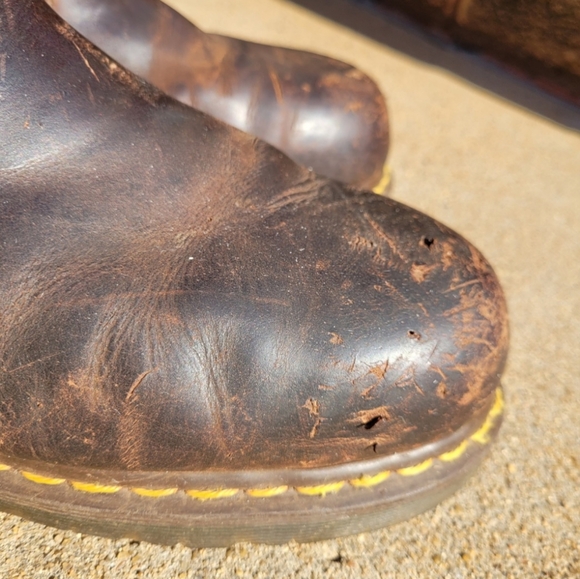 Dr Martens Air Wair Industrial Steel Toe Boots DMs  ASTM F2413-05 Men Size 12M - Picture 8 of 16